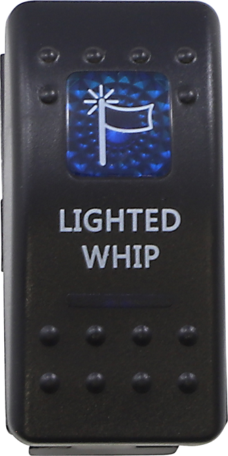 Moose Offroad Rocker Switch - Lighted Whip WHP-PWR