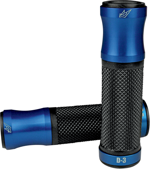 Driven Racing 7/8" D3 Grips - Blue/Black D3BL