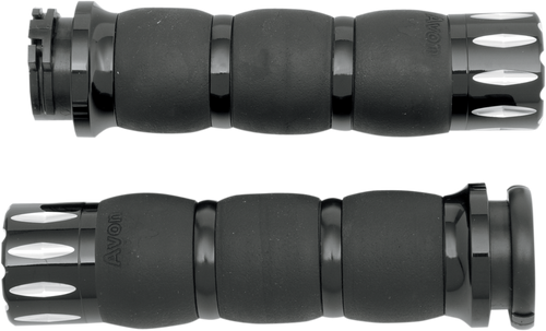 Avon Grips Rival Velvet Air Grips - Black AIR-96-ANO-RIV