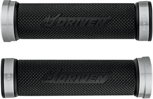 Driven Racing D-Axis Grips - Silver/Black DXG-SL
