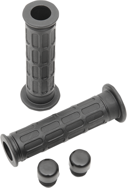 Emgo Classic Oe-Style Grips - 7/8" - Open Ends - Kawasaki 42-30810