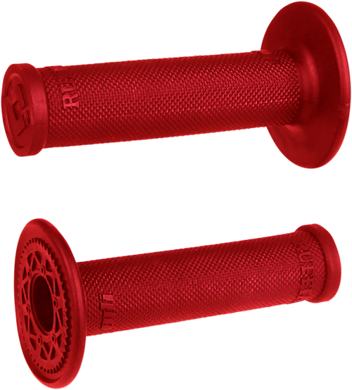 Odi Ruffian Mx Single-Ply Grips - No Waffle - Red H00RFR