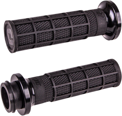 Odi Hart-Luck Signature V-Twin Lock-On Grips - Cable - Black/Red V31HCW-BB-R