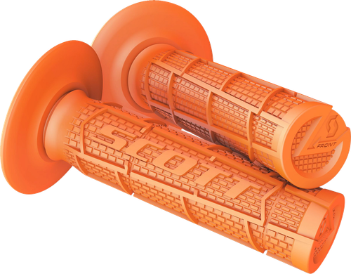 Scott Radial Full Waffle Grips - Orange 233925-0036
