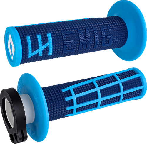 Odi Emig 2.0 Lock-On Grips - Navy/Cyan H36E2DU