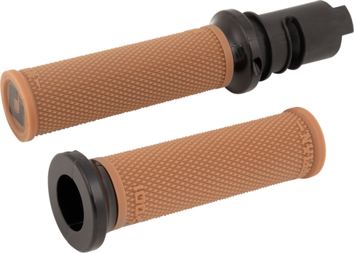 Odi Ruffian Lock-On Street Grips - Cvo - Gum Rubber/Black V30HTCGR-B
