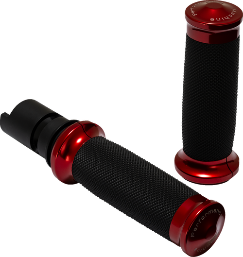 Performance Machine (Pm) Contour Color Grips - '24+ Harley-Davidson - Red 0063-2105M-R