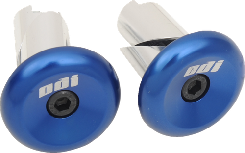 Odi Aluminum Handlebar End Plug - Watercraft - Blue L71APU