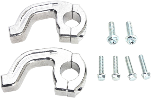 Moose Offroad Replacement Contour Handguard Inner Mount Clamp - 7/8" - Silver 50-232S