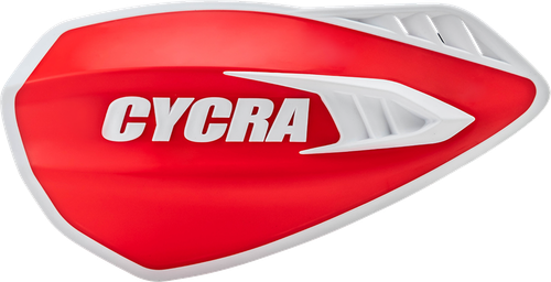 Cycra Cyclone Handguards - Red/White 1CYC-0056-343