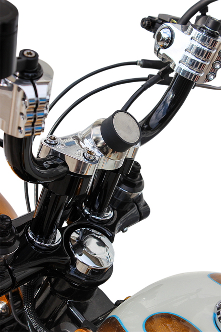 Klock Werks Iomounts Device Mount - Handlebar Clamp - Chrome KWD-02-0384