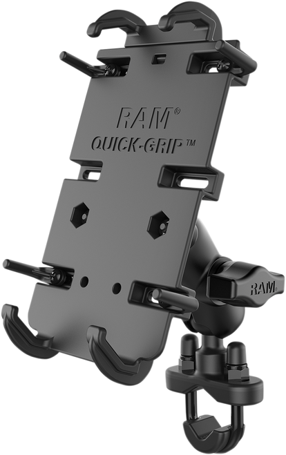 Ram Mounts Quick Grip Phone Mount With U-Bolt Base - Xl RAM-B-149ZA-PD4
