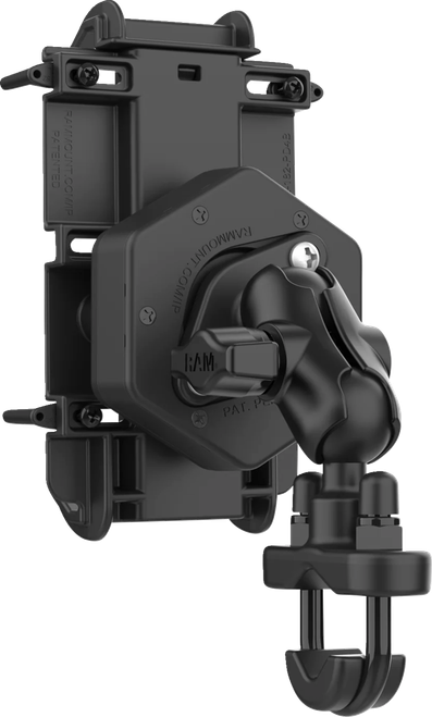 Ram Mounts Quick Grip Phone Mount With U-Bolt Base - Vibe Safe RAM-B-149Z-A-PD4-462