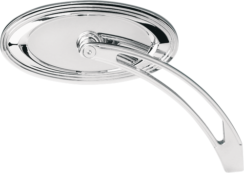 Arlen Ness Mirror - Side View - Stepped - Oval - Chrome 13-044