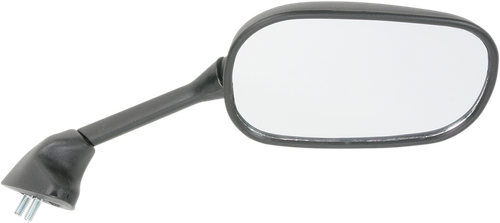 Parts Unlimited Mirror - Side View - Rectangle - Black - Right 0640-0130