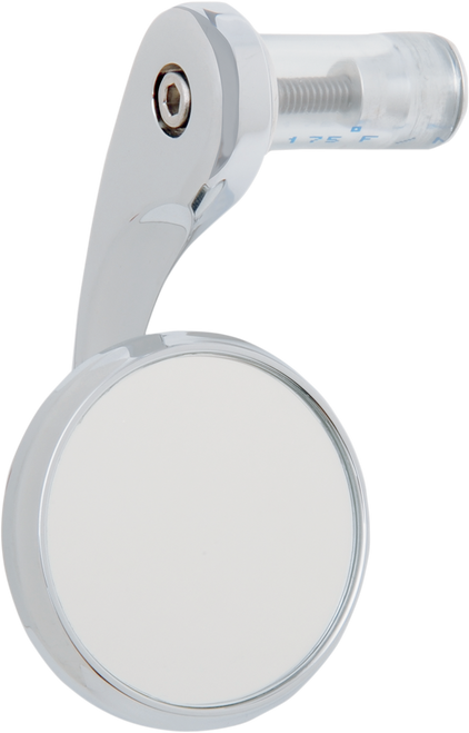 Todd'S Cycle Mirror - Shooter - Side View - Round - Chrome - Left BSML-1