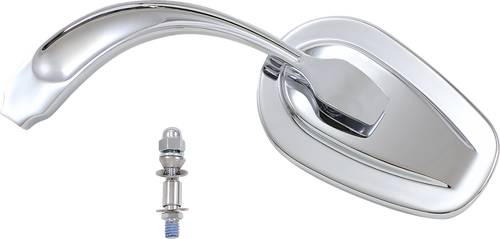 Rwd V-Twin Mirror - Contour - Side View - Oval - Chrome - Left - Each RWD-50046CL