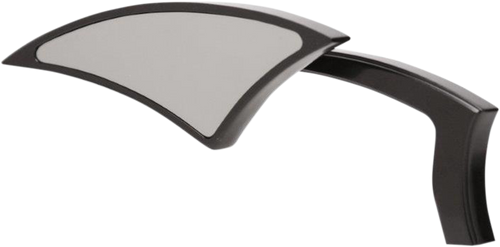 Paul Yaffe Bagger Nation Mirrors - Power - Side View - Teardrop - Black - Pair PYO:PMP-B