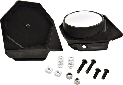 Powermadd Mirrors - Sentinel - Side View - Round - Black - Kit 34455