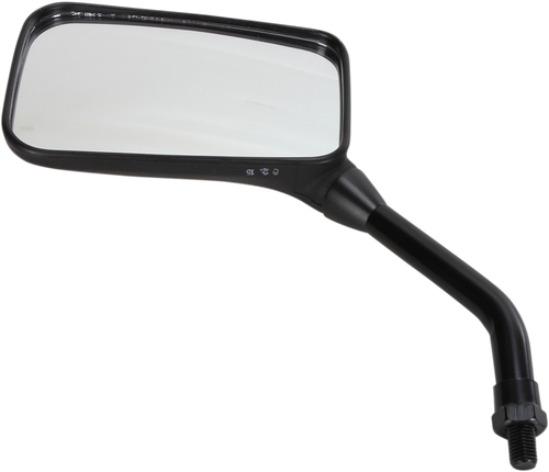 Parts Unlimited Mirror - Gx - Side View - Rectangle - Black - Left 0640-0927