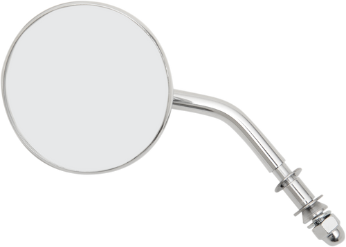Emgo Mirror - Side View - Round - Chrome - 3" Stem - Left/Right - Each 20-06817