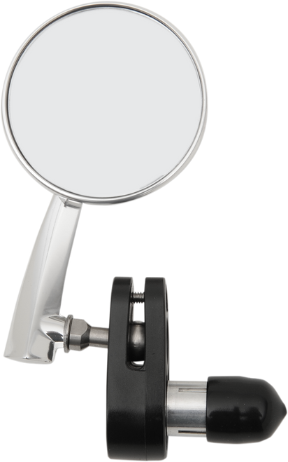 Emgo Mirror - Side View - Round - Polished - Left 20-34044