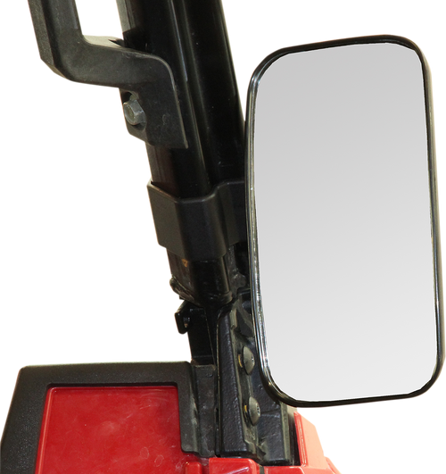 Seizmik Mirror - Basic - Side View - Rectangle - Black - Polaris Pro Fit/Can Am Profiled Rops 56-18084