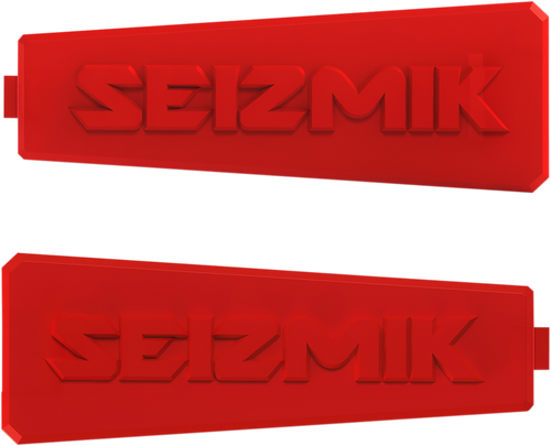 Seizmik Color Inserts - Strike Mirror - Red - Pair 56-18094