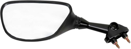 Emgo Mirror - Side View - Polygon - Black - Right 20-43101