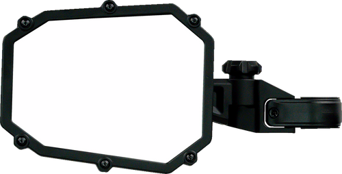 Moose Offroad Mirror - Side View - Octagon - Black MUTVMIR-ES1-CCS