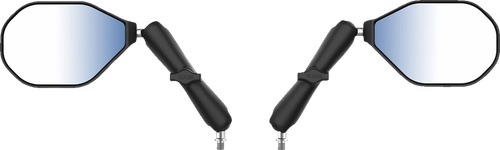 Ram Mounts Tough-Mirror - Side View - Oval - Black - Left/Right - Long Arm RAM-B-349-C-465RL