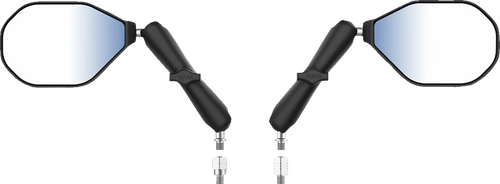 Ram Mounts Tough-Mirror - Side View - Oval - Black - Left/Right - Long Arm RAM-B-349-RTA-C-465R