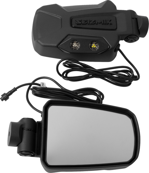 Seizmik Mirrors - Pursuit Night Vision - Side View - Rectangle - Black - 1.75"/2" Rops - Pair 56-18111