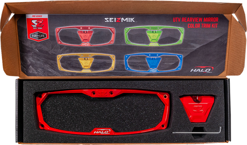 Seizmik Trim Kit - Halo-Ra Series/Rear View/Mirror - Red 56-18100