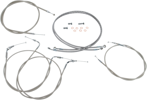 Baron Stainless Handlebar Cable/Line Kit - Xvs1100Cl BA-8042KT-12