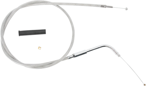 Drag Specialties Stainless Braided Idle Cable - 41-1/2" 0651-0108