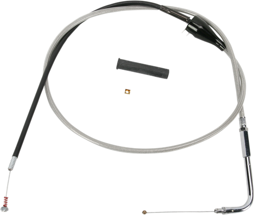 Drag Specialties Stainless Braided Idle Cable - Cruise - 46" 0651-0174