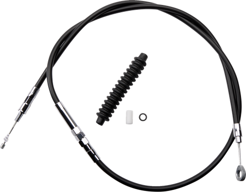 Drag Specialties High-Efficiency Black Vinyl Clutch Cable - 57-11/16" 0652-1418