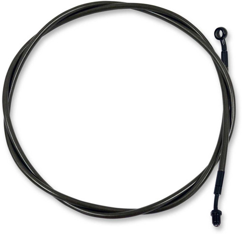 La Choppers Midnight Braided Clutch Cable - Quick Connect - 15"-17" Ape Hanger Handlebars - '18-'21 Softail LA-8155C16M