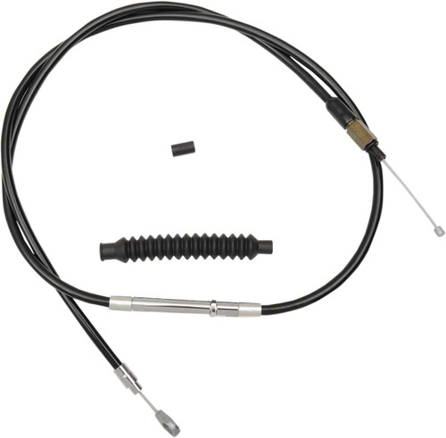 La Choppers Black Vinyl Clutch Cable - Stock Ape Hanger Handlebars - '21-'22 Touring LA-8056C08B