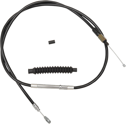 La Choppers Black Vinyl Clutch Cable - 12"-14" Ape Hanger Handlebars - '21-'22 Touring LA-8056C13B