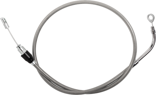 Drag Specialties Quick Connect Clutch Cable - Upper - 39" - Stainless Steel 0652-2848