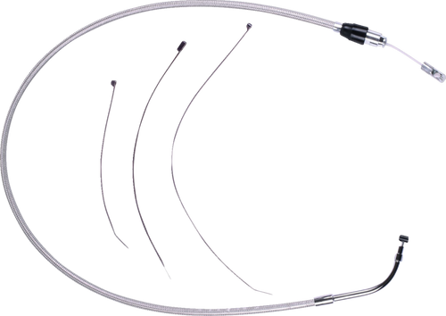 Magnum Shielding Polished Stainless Quick Connect Upper Clutch Cable - 39-1/4" 5239HE