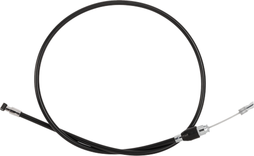 Drag Specialties Quick Connect Clutch Cable - Upper - 46" - Black/Chrome 0652-3200