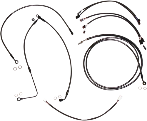 Magnum Shielding Black Pearl Designer Handlebar Installation Kit - 12"-14" - '17 Flss 487891