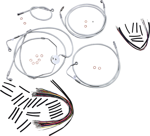 Magnum Shielding Sterling Chromite Ii Designer Handlebar Installation Kit - 12"-14" - '09-'12 Cvo Fltr 387021