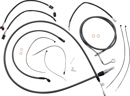 Magnum Shielding Karbonfibr Designer Handlebar Installation Kit - 12"-14" - '21-'23 Fltr 7871141
