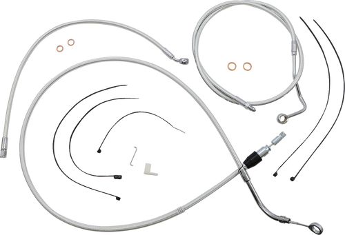 Magnum Shielding Sterling Chromite Ii Designer Handlebar Installation Kit - 10" - '21-'23 Flh 3871174