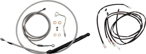 Burly Brand Touring Model Control Kit - Gorilla Ape Hanger - 16" - Stainless Steel B30-1312