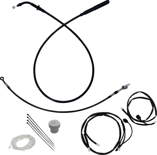 Fat Baggers Inc. Ez Install Kit - +6" - Flhx/Se - Black 149014-B